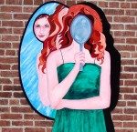 13Shelbyville-CityWalk-Series-Painted-Figures-Mirror, Mirror Landscape